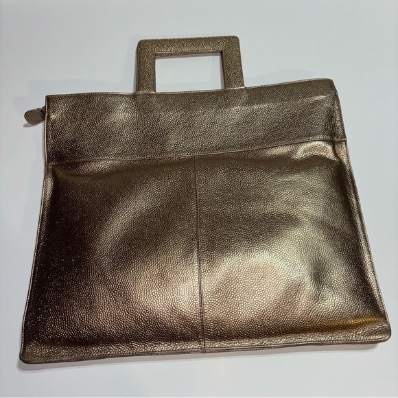 P Sherrod & Co Gold Jennifer Tote - Picture 3 of 11